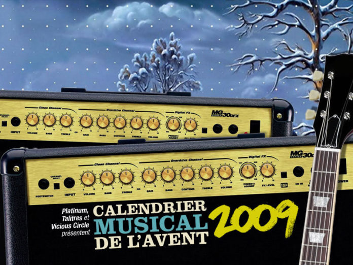 Calendrier musical de l'avent 2009