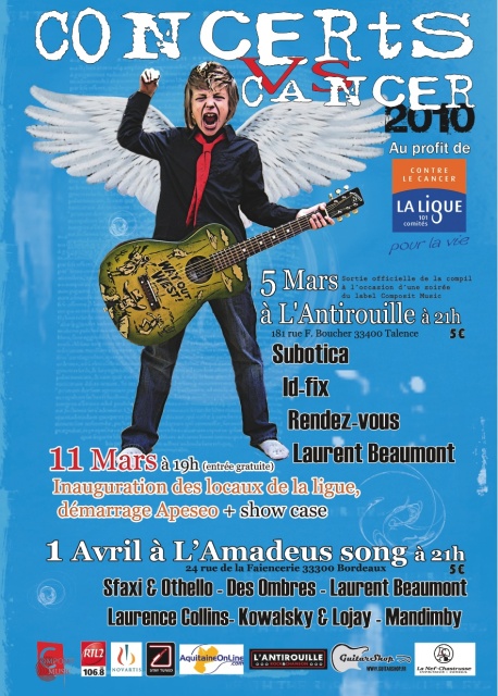 Compil vs Cancer 2010 (album et concerts)