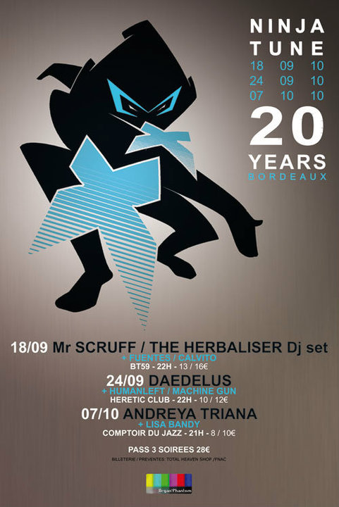 Festival Ninja Tune XX à Bordeaux