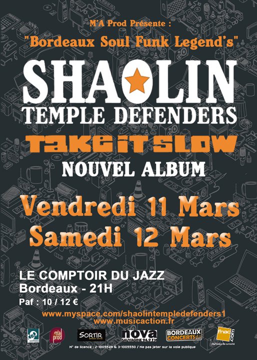 Shaolin Temple Defenders au Comptoir du Jazz