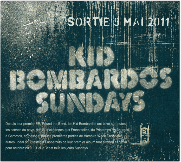 Kid Bombardos, "The Son I Never Had" (Sundays) en téléchargement gratuit