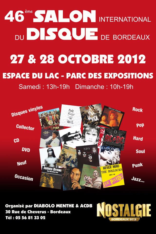 46ème Salon du Disque de Bordeaux (octobre 2012)