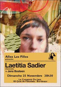 Laetitia Sadier au Comptoir du Jazz