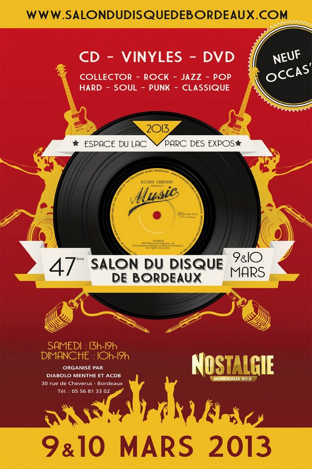 47ème salon du disque de Bordeaux