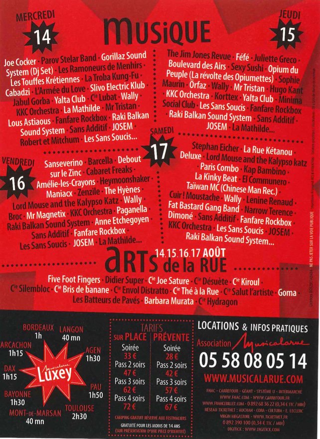 Festival Musicalarue 2013