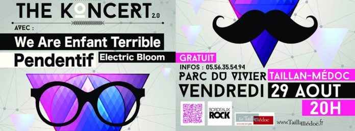 The Koncert: We Are Enfant Terrible + Pendentif + Electric Bloom