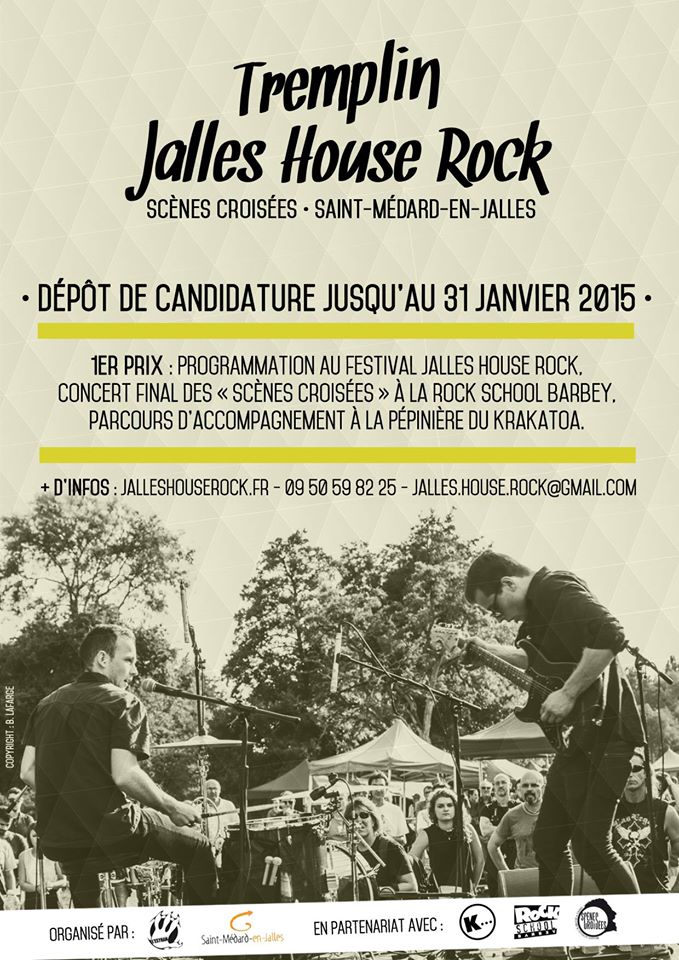 Tremplin Jalles House Rock (scènes croisées 2015)