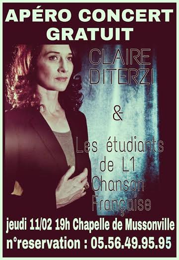 Claire Diterzi à Bordeaux (Chapelle de Mussonville)
