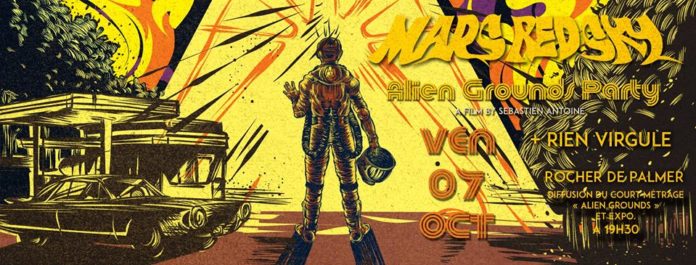 Mars Red Sky et Rien Virgule au Rocher de Palmer