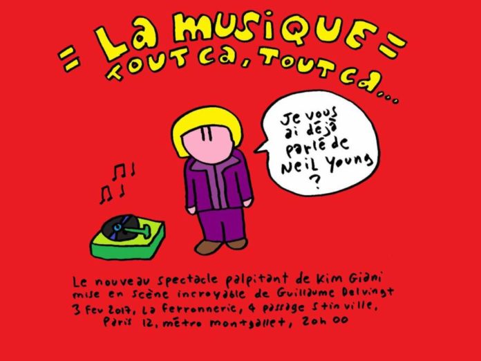 Kim, "La musique, tout ça, tout ça"