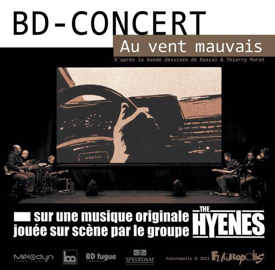 BD concert Au Vent Mauvais, Les Hyenes, Ambares et La Grave