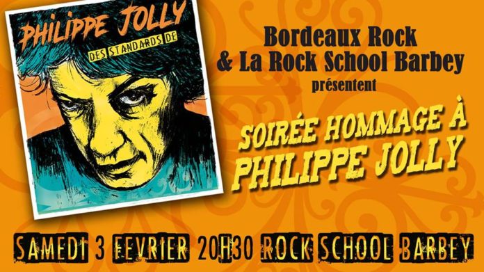 Soirée Hommage à Philippe Jolly à la Rock School Barbey