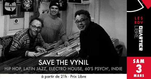 Soirée Save the vinyl au Quartier Libre