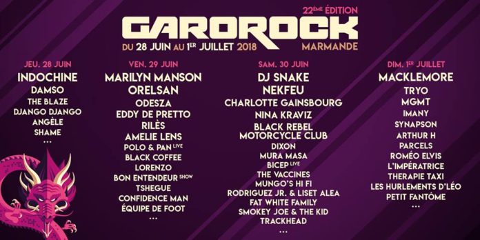 Festival Garorock 2018