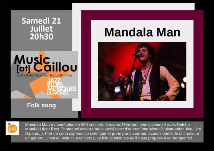 Mandala Man au Caillou du Jardin Botanique
